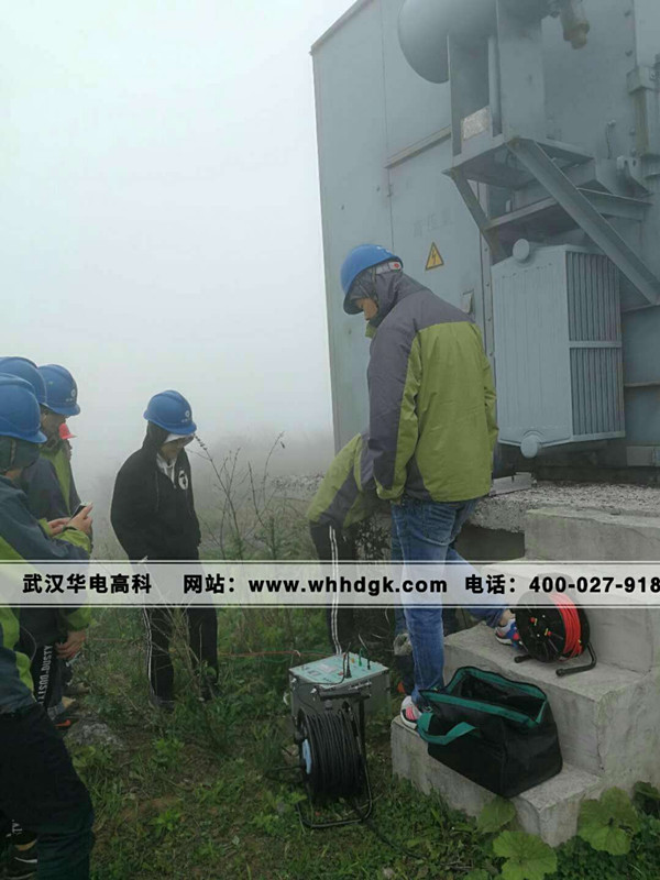 齊岳山風(fēng)機測試現(xiàn)場（4）